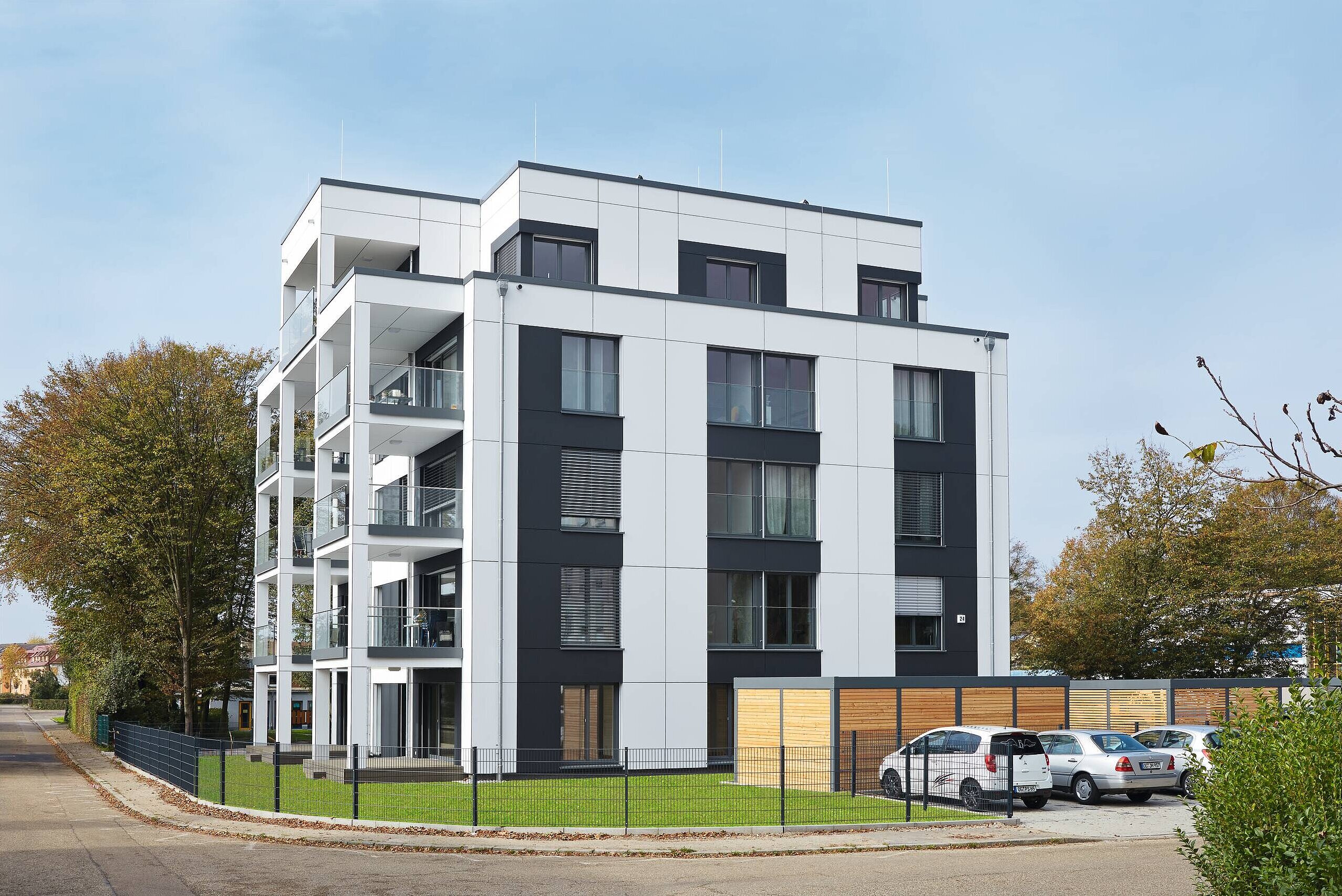 Objektbau in Holzfertigbauweise