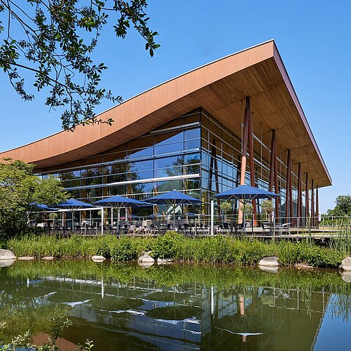 Halle der Kreation von WeberHaus in Rheinau-Linx