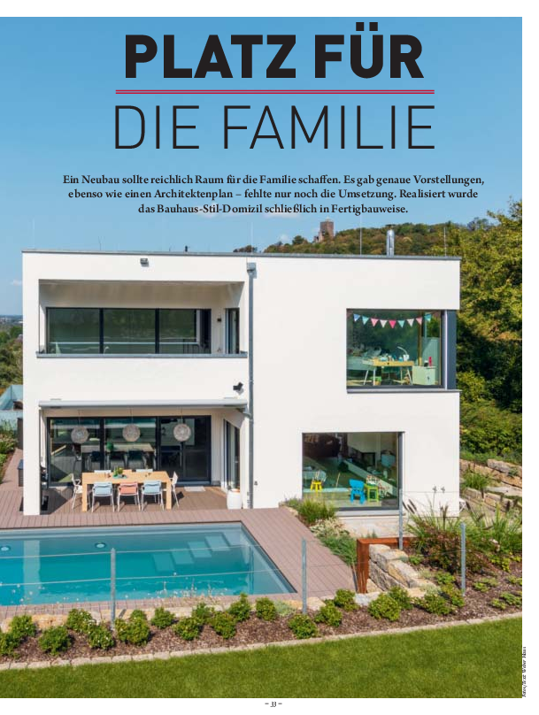 E-Living Ausgabe 2 / 2022 - Platz für die Familie