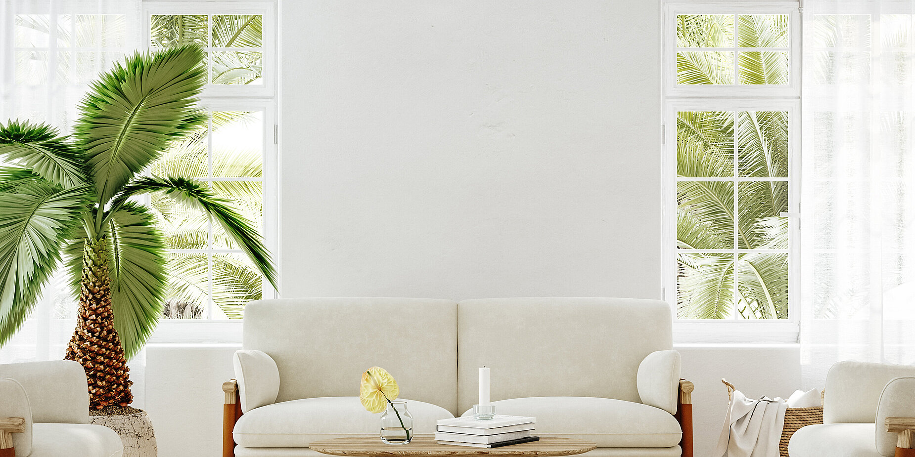 Wohnzimmer mediterran gestaltet
