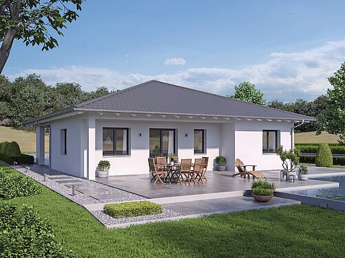 WeberHaus Bungalow mit Zeltdach