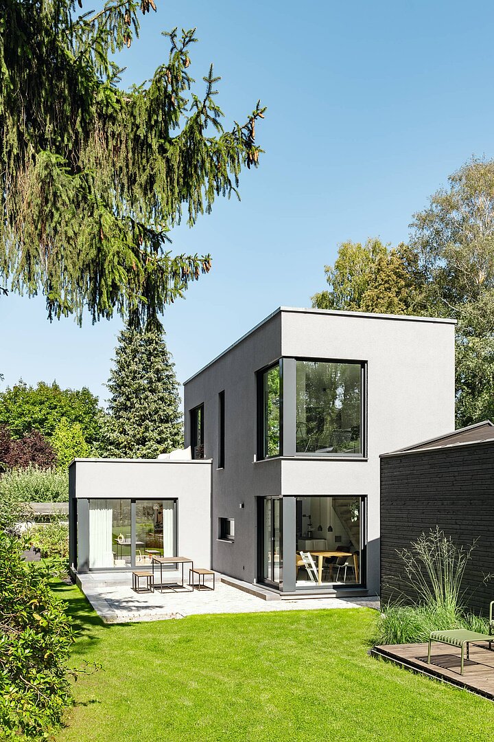Minihaus für eine vierköpfige Familie WeberHaus