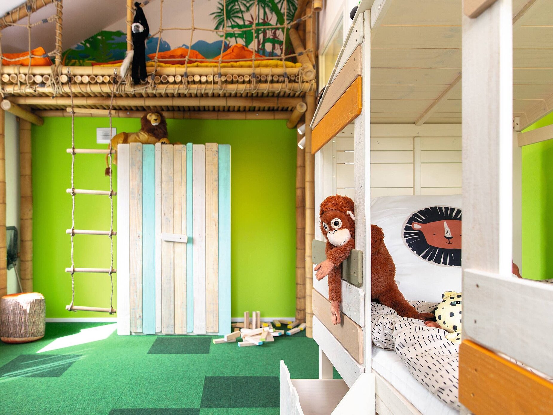 Dschungel-Kinderzimmer