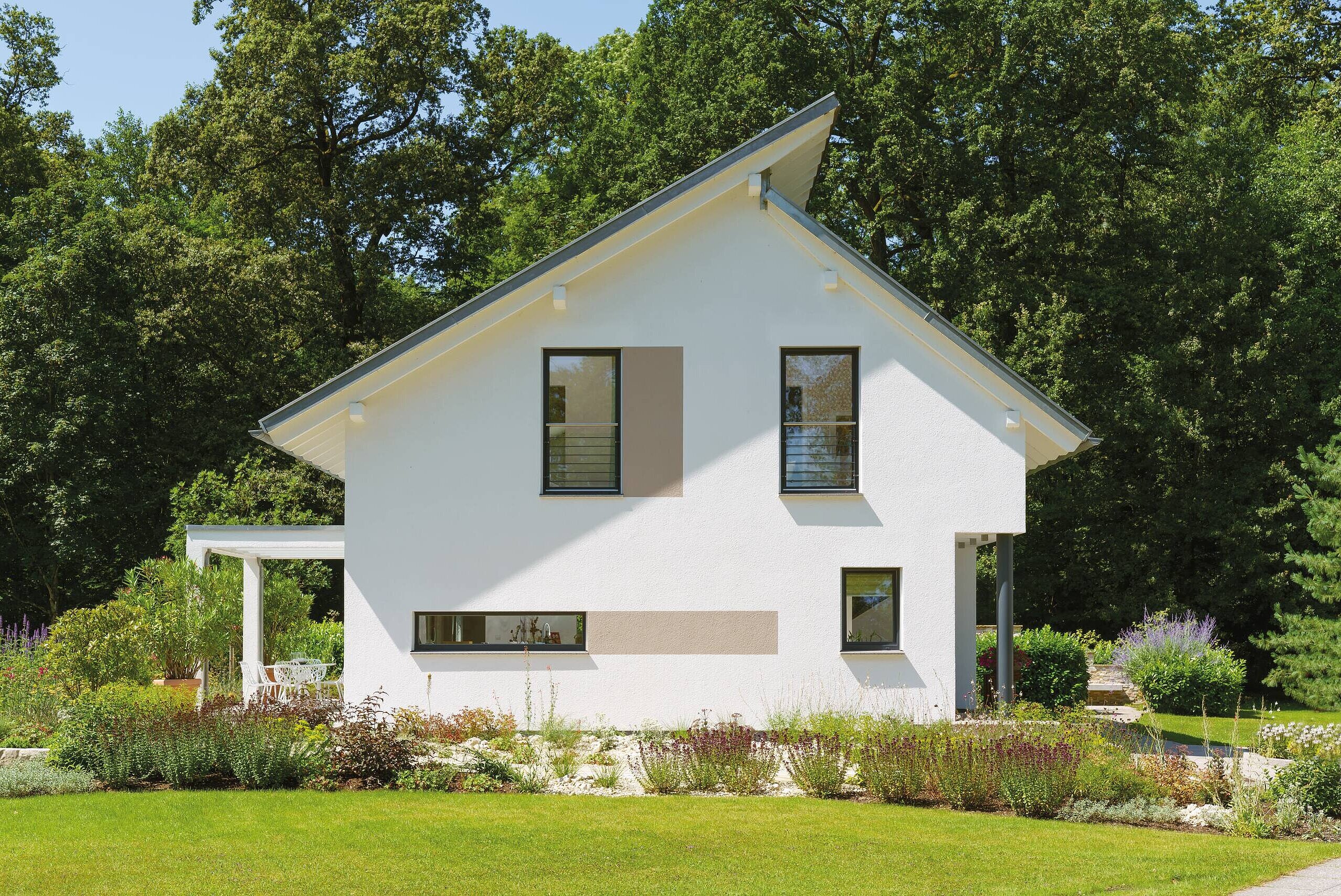 Einfamilienhaus in Holzfertigbauweise