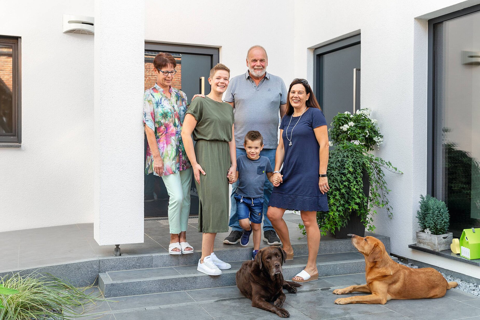 3 Generationen in einem Haus