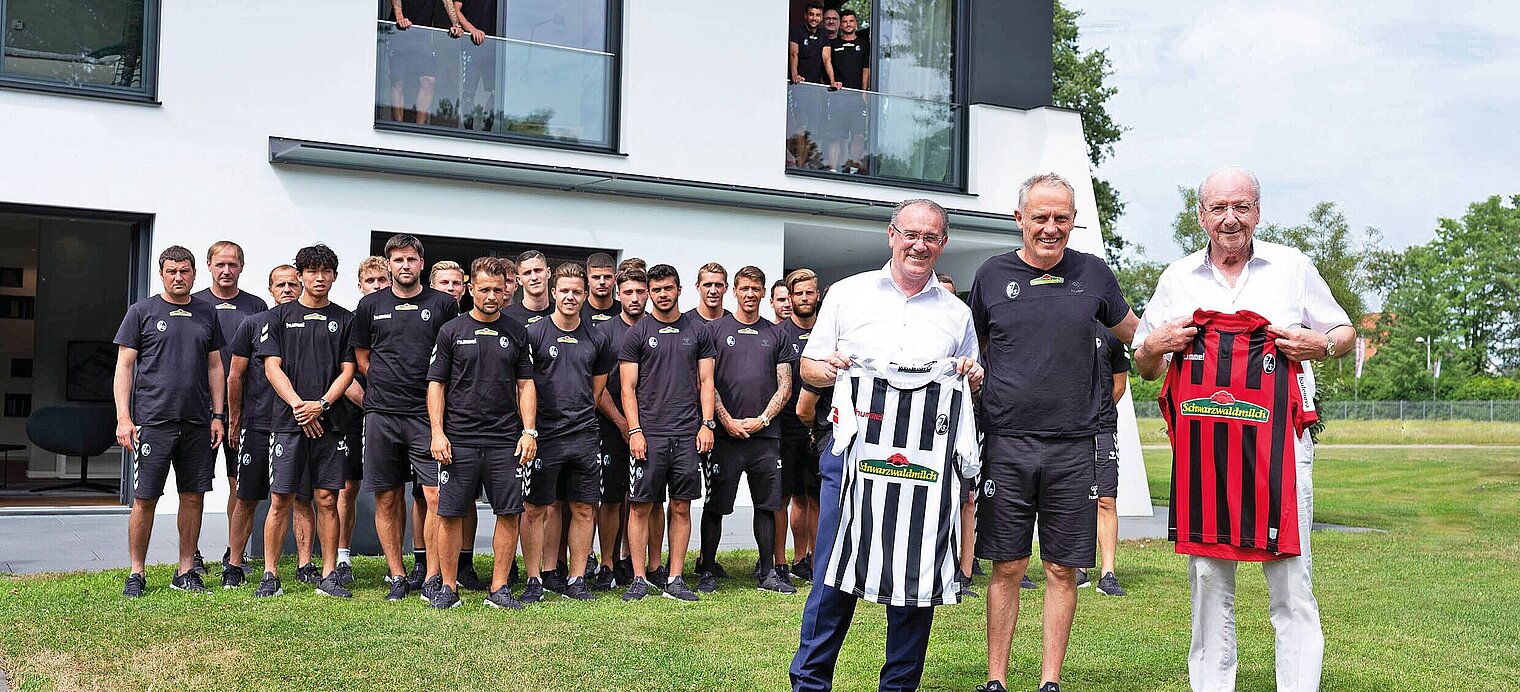 SC Freiburg bei WeberHaus