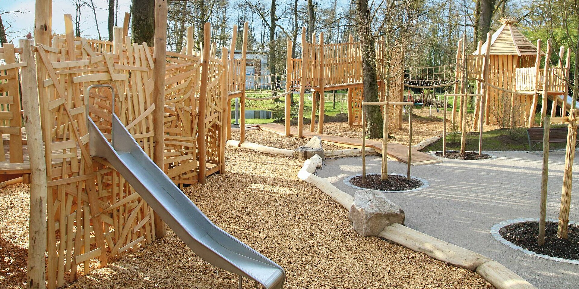 Spielplatz in der World of Living in Rheinau-Linx