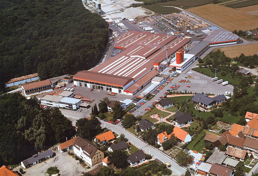 Luftbild WeberHaus Werk Linx
