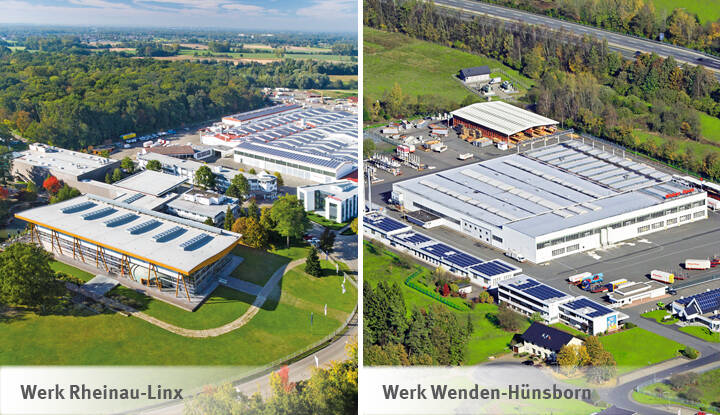 Produktionswerk Rheinau-Linx und Wenden-Hünsborn